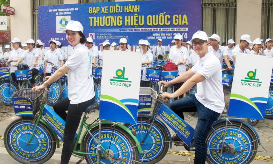 Ngoc Diep Group participates in cycling for national brand 2019