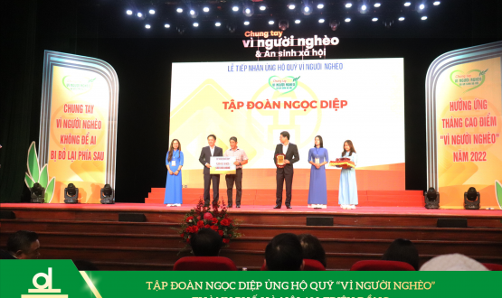Tập đoàn Ngọc Diệp ủng hộ quỹ “Vì người nghèo” Thành phố Hà Nội 400 triệu đồng