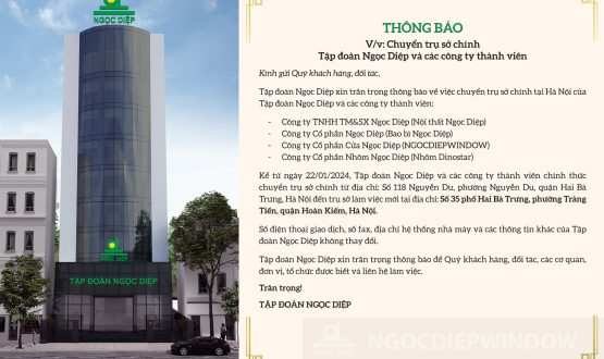 Tập đoàn Ngọc Diệp chính thức chuyển trụ sở chính về số 35 phố Hai Bà Trưng, quận Hoàn Kiếm, Hà Nội