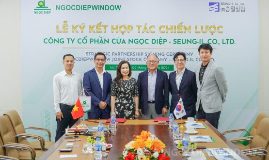 STRATEGIC PARTNERSHIP SIGNING CEREMONY BETWEEN NGOCDIEP WINDOW JOINT STOCK COMPANY AND SEUNG-IL CO., LTD